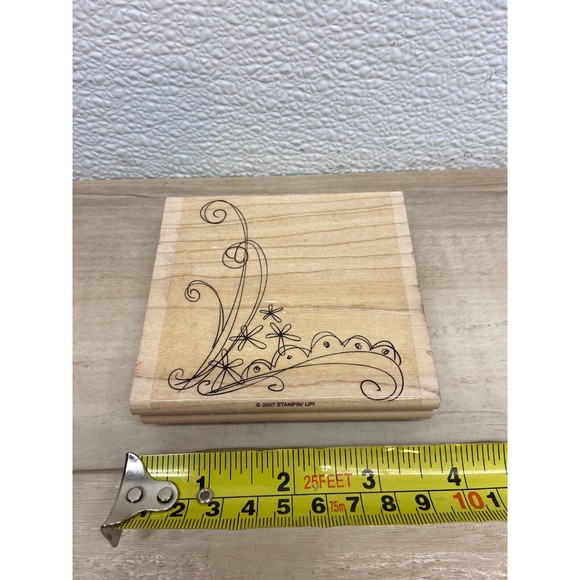 2007 Stampin Up Graphic Wood Mounted Rubber Stamp - Picture 3 of 4